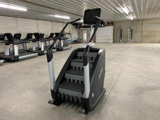 Life Fitness 95P PowerMill Climber, 100-240V, 50/60Hz, 3A, S/N PMH108459  (HIGH RIVER YARD)