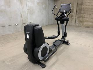 Life Fitness Club Series Model 95XS Elliptical Cross Trainer c/w Programmed Workouts & Touchscreen Display, S/N ASX137574  (HIGH RIVER YARD)