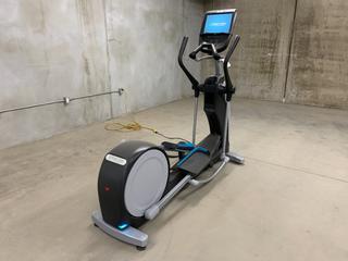 Precor EFX 800-18 Cross Ramp Elliptical with 20 Resistance Levels and 10-35 Degree Incline, S/N ANGFJ2218D027  (HIGH RIVER YARD)