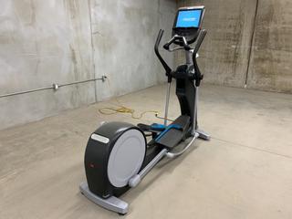 Precor EFX 800-18 Cross Ramp Elliptical with 20 Resistance Levels and 10-35 Degree Incline, S/N ANGFJ2418D001  (HIGH RIVER YARD)