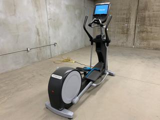 Precor EFX 800-18 Cross Ramp Elliptical with 20 Resistance Levels and 10-35 Degree Incline, S/N ANGFJ2218D020  (HIGH RIVER YARD)