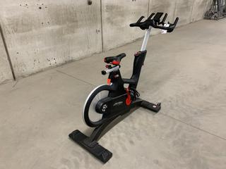 Life Fitness IC7 Spin Bike with 2-Stage Hybrid Poly-V and Tooth Belt  Drivetrain, WattRate TFT Touchscreen Console with Quick Start, Power Training, Heart Rate and FTP Power Test, S/N FCRB0015812-18H  (HIGH RIVER YARD)