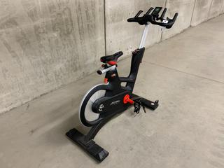 Life Fitness IC7 Spin Bike with 2-Stage Hybrid Poly-V and Tooth Belt  Drivetrain, WattRate TFT Touchscreen Console with Quick Start, Power Training, Heart Rate and FTP Power Test, S/N FCRB0015815-18H  (HIGH RIVER YARD)