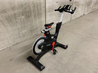 Life Fitness IC7 Spin Bike with 2-Stage Hybrid Poly-V and Tooth Belt  Drivetrain, WattRate TFT Touchscreen Console with Quick Start, Power Training, Heart Rate and FTP Power Test, S/N FCRB0015808-18H  (HIGH RIVER YARD)