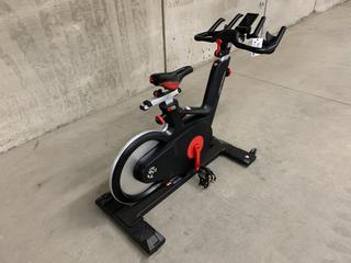 Life Fitness IC6 Spin Bike with Poly-V Belt  Drivetrain, WattRate TFT Touchscreen Console with Quick Start, Power Training, Heart Rate and FTP Power Test, S/N FBWB0006649-17G  (HIGH RIVER YARD)