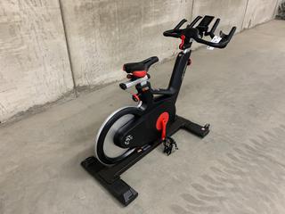 Life Fitness IC6 Spin Bike with Poly-V Belt  Drivetrain, WattRate TFT Touchscreen Console with Quick Start, Power Training, Heart Rate and FTP Power Test, S/N FBWB0006617-17G  (HIGH RIVER YARD)