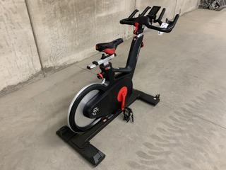 Life Fitness IC6 Spin Bike with Poly-V Belt  Drivetrain, WattRate TFT Touchscreen Console with Quick Start, Power Training, Heart Rate and FTP Power Test, S/N FBWB0006134-17G  (HIGH RIVER YARD)