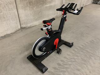 Life Fitness IC6 Spin Bike with Poly-V Belt  Drivetrain, WattRate TFT Touchscreen Console with Quick Start, Power Training, Heart Rate and FTP Power Test, S/N FBWB0006615-17G  (HIGH RIVER YARD)