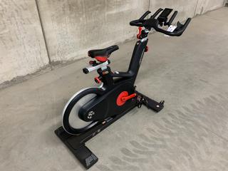 Life Fitness IC6 Spin Bike with Poly-V Belt  Drivetrain, WattRate TFT Touchscreen Console with Quick Start, Power Training, Heart Rate and FTP Power Test, S/N FBWB0006650-17G  (HIGH RIVER YARD)