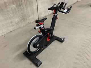 Life Fitness IC6 Spin Bike with Poly-V Belt  Drivetrain, WattRate TFT Touchscreen Console with Quick Start, Power Training, Heart Rate and FTP Power Test, S/N FBWB0006623-17G  (HIGH RIVER YARD)