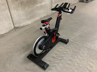 Life Fitness IC6 Spin Bike with Poly-V Belt  Drivetrain, WattRate TFT Touchscreen Console with Quick Start, Power Training, Heart Rate and FTP Power Test, S/N FBWB0006652-17G  (HIGH RIVER YARD)