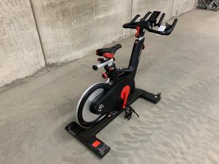 Life Fitness IC6 Spin Bike with Poly-V Belt  Drivetrain, WattRate TFT Touchscreen Console with Quick Start, Power Training, Heart Rate and FTP Power Test, S/N FBWB0006211-17G  (HIGH RIVER YARD)