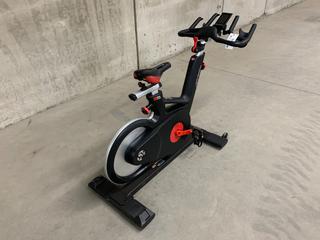 Life Fitness IC6 Spin Bike with Poly-V Belt  Drivetrain, WattRate TFT Touchscreen Console with Quick Start, Power Training, Heart Rate and FTP Power Test, S/N FBWB0006203-17G  (HIGH RIVER YARD)