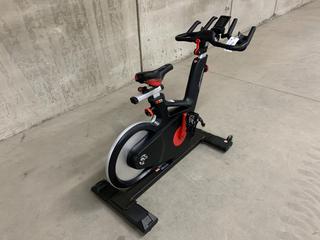 Life Fitness IC6 Spin Bike with Poly-V Belt  Drivetrain, WattRate TFT Touchscreen Console with Quick Start, Power Training, Heart Rate and FTP Power Test, S/N FBWB0006138-17G  (HIGH RIVER YARD)