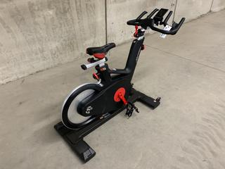 Life Fitness IC6 Spin Bike with Poly-V Belt  Drivetrain, WattRate TFT Touchscreen Console with Quick Start, Power Training, Heart Rate and FTP Power Test, S/N FBWB0006632-17G  (HIGH RIVER YARD)