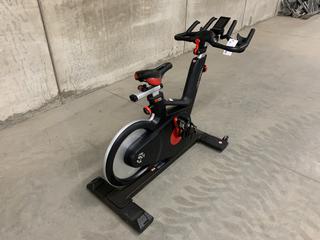 Life Fitness IC6 Spin Bike with Poly-V Belt  Drivetrain, WattRate TFT Touchscreen Console with Quick Start, Power Training, Heart Rate and FTP Power Test, S/N FBWB0006212-17G  (HIGH RIVER YARD)