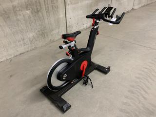 Life Fitness IC6 Spin Bike with Poly-V Belt  Drivetrain, WattRate TFT Touchscreen Console with Quick Start, Power Training, Heart Rate and FTP Power Test, S/N FBWB0006648-17G  (HIGH RIVER YARD)