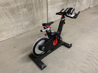 Life Fitness IC6 Spin Bike with Poly-V Belt  Drivetrain, WattRate TFT Touchscreen Console with Quick Start, Power Training, Heart Rate and FTP Power Test, S/N FBWB0006205-17G  (HIGH RIVER YARD)