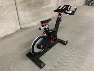 Life Fitness IC6 Spin Bike with Poly-V Belt  Drivetrain, WattRate TFT Touchscreen Console with Quick Start, Power Training, Heart Rate and FTP Power Test, S/N FBWB0006653-17G  (HIGH RIVER YARD)