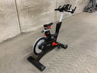 Life Fitness IC7 Spin Bike with 2-Stage Hybrid Poly-V and Tooth Belt  Drivetrain, WattRate TFT Touchscreen Console with Quick Start, Power Training, Heart Rate and FTP Power Test, S/N FCRB0015807-18H  (HIGH RIVER YARD)