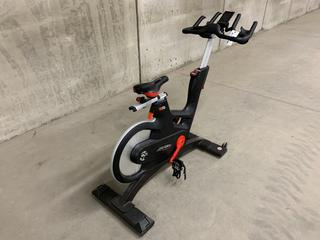 Life Fitness IC7 Spin Bike with 2-Stage Hybrid Poly-V and Tooth Belt  Drivetrain, WattRate TFT Touchscreen Console with Quick Start, Power Training, Heart Rate and FTP Power Test, S/N FCRB0015811-18H  (HIGH RIVER YARD)