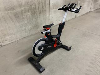 Life Fitness IC7 Spin Bike with 2-Stage Hybrid Poly-V and Tooth Belt  Drivetrain, WattRate TFT Touchscreen Console with Quick Start, Power Training, Heart Rate and FTP Power Test, S/N FCRB0015548-18H  (HIGH RIVER YARD)