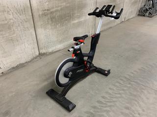 Life Fitness IC7 Spin Bike with 2-Stage Hybrid Poly-V and Tooth Belt  Drivetrain, WattRate TFT Touchscreen Console with Quick Start, Power Training, Heart Rate and FTP Power Test, S/N FCRB0015546-18H  (HIGH RIVER YARD)