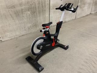 Life Fitness IC7 Spin Bike with 2-Stage Hybrid Poly-V and Tooth Belt  Drivetrain, WattRate TFT Touchscreen Console with Quick Start, Power Training, Heart Rate and FTP Power Test, S/N FCRB0015544-18H  (HIGH RIVER YARD)