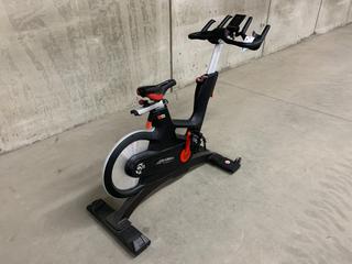 Life Fitness IC7 Spin Bike with 2-Stage Hybrid Poly-V and Tooth Belt  Drivetrain, WattRate TFT Touchscreen Console with Quick Start, Power Training, Heart Rate and FTP Power Test, S/N FCRB0015806-18H  (HIGH RIVER YARD)