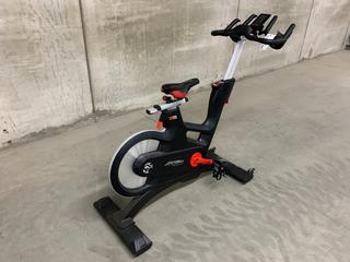 Life Fitness IC7 Spin Bike with 2-Stage Hybrid Poly-V and Tooth Belt  Drivetrain, WattRate TFT Touchscreen Console with Quick Start, Power Training, Heart Rate and FTP Power Test, S/N FCRB0015813-18H  (HIGH RIVER YARD)