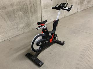 Life Fitness IC7 Spin Bike with 2-Stage Hybrid Poly-V and Tooth Belt  Drivetrain, WattRate TFT Touchscreen Console with Quick Start, Power Training, Heart Rate and FTP Power Test, S/N FCRB0015805-18H *Note: Console Requires Battery Replacement*  (HIGH RIVER YARD)