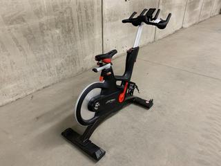 Life Fitness IC7 Spin Bike with 2-Stage Hybrid Poly-V and Tooth Belt  Drivetrain, WattRate TFT Touchscreen Console with Quick Start, Power Training, Heart Rate and FTP Power Test, S/N FCRB0015565-18H  (HIGH RIVER YARD)