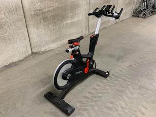 Life Fitness IC7 Spin Bike with 2-Stage Hybrid Poly-V and Tooth Belt  Drivetrain, WattRate TFT Touchscreen Console with Quick Start, Power Training, Heart Rate and FTP Power Test, S/N FCRB0015545-18H  (HIGH RIVER YARD)