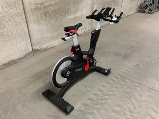 Life Fitness IC7 Spin Bike with 2-Stage Hybrid Poly-V and Tooth Belt  Drivetrain, WattRate TFT Touchscreen Console with Quick Start, Power Training, Heart Rate and FTP Power Test, S/N FCRB0015530-18H  (HIGH RIVER YARD)