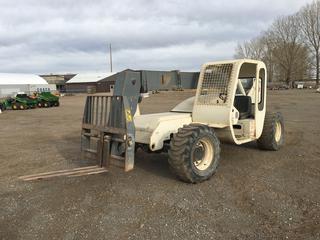 Terex TH528 Telehandler c/w Cummins 4-Cyl Diesel, Sway Control, Steering Selector, Aux. Hydraulic Control A+B Pump Off Button, 15-19.5 NHS Front And Rear Tires, Showing 1,158Hrs, SN 003440, Unit #309   (HIGH RIVER YARD)