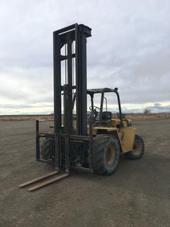 Eagle Picher R-80 24,000Lbs. Forklift c/w Perkins Diesel, 54in Forks, 3-Stage Mast, Tilt/Side Shift, 18R19.5 Fronts And 14-17.5NHS Rear Tires, Showing 6,526Hrs, SN 182957, Unit #304/2397  (HIGH RIVER YARD)