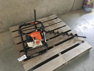 Stihl BT 131-Z Earth Auger c/w 36cc Engine And 36 1/2in Auger Bit, SN 517734832 Unit 85 *Note: Starts And Runs*  (HIGH RIVER YARD)