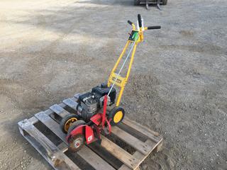 McLane Power Edger c/w 3.5HP Briggs & Stratton Engine, Adjustable Blade Vertical/Horizontal, Wire Disc, SN 624680 *Note: Starts And Runs*  (HIGH RIVER YARD)