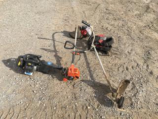 Powerfist Gas Powered Hammer Drill/Breaker, 32.6cc (Missing Fuel Cap), Eco GT 225 Weed Wacker SN 596013062306 And Honda GX31 4-Stroke Weed Wacker *Note: Not Running*  (HIGH RIVER YARD)