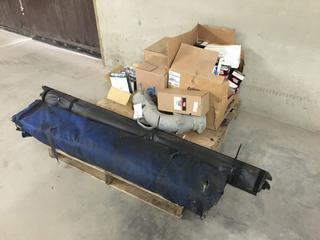 Tonneau Cover, Commercial Tent, Assorted Baldwin, Napa, Cummins Parts And Fuel Filters  (HIGH RIVER YARD)