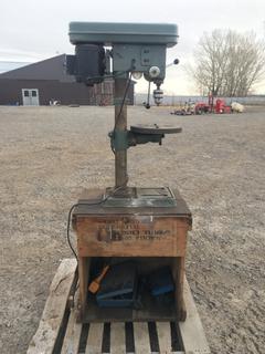 Galaxy 12-Speed HD Drill Press Model GL-14 c/w Ratchet Set, Stapler, Air Tool And More  (HIGH RIVER YARD)