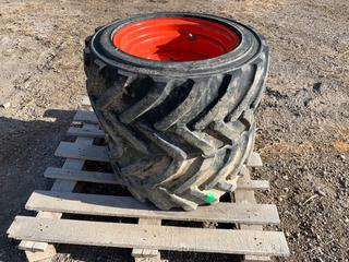 (2) Outrigger 26X12D380 NHS Tires And Rims, Foam Filled  (HIGH RIVER YARD)