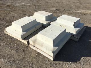 (4) Seacan Corners, 27-1/2in x 34-1/4in x 12in (PL#5049/4509)  (HIGH RIVER YARD)