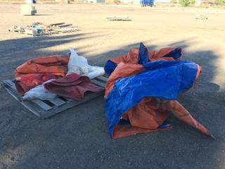 Pallet of Assorted Containment Tarps  (HIGH RIVER YARD)