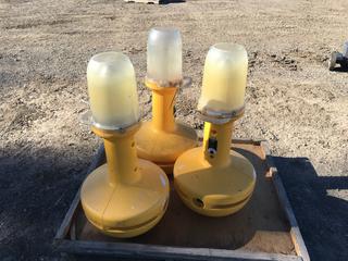 (2) 400W Wobble Lights And (1) 175W Wobble Light, 7 Amp 120V Max.  (HIGH RIVER YARD)