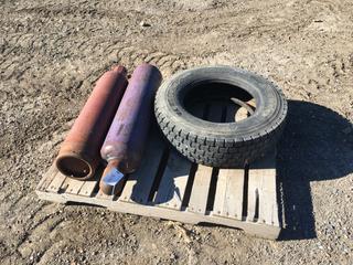 215/75R17.5 M+S Kumho Tire And (2) Welding Tanks  (HIGH RIVER YARD)