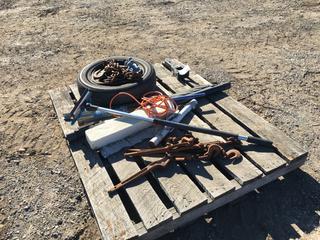 Hitch Receiver, Snow Brushes, Cover, Boomers, P195/70R14 Tire And More  (HIGH RIVER YARD)