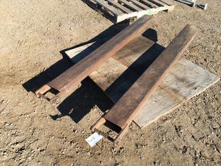 (2) Fork Extensions, 73in L x 6in W x 3in   (HIGH RIVER YARD)