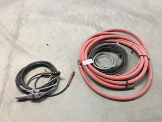 Air Hose, Hydraulic Hose c/w Hand Controller w/ Up/Down/Left/Right Functions And More  (HIGH RIVER YARD)