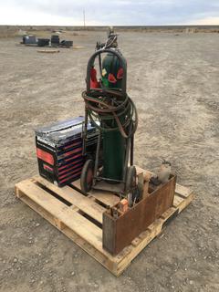 Mastercraft Flux Cord Wire Feeder Welder Kit, Welding Supplies And Consumables, Bottle Cart  (HIGH RIVER YARD)